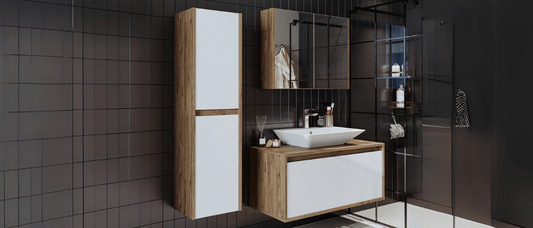 Bathroom furniture Suitable types of wood and their possibilities