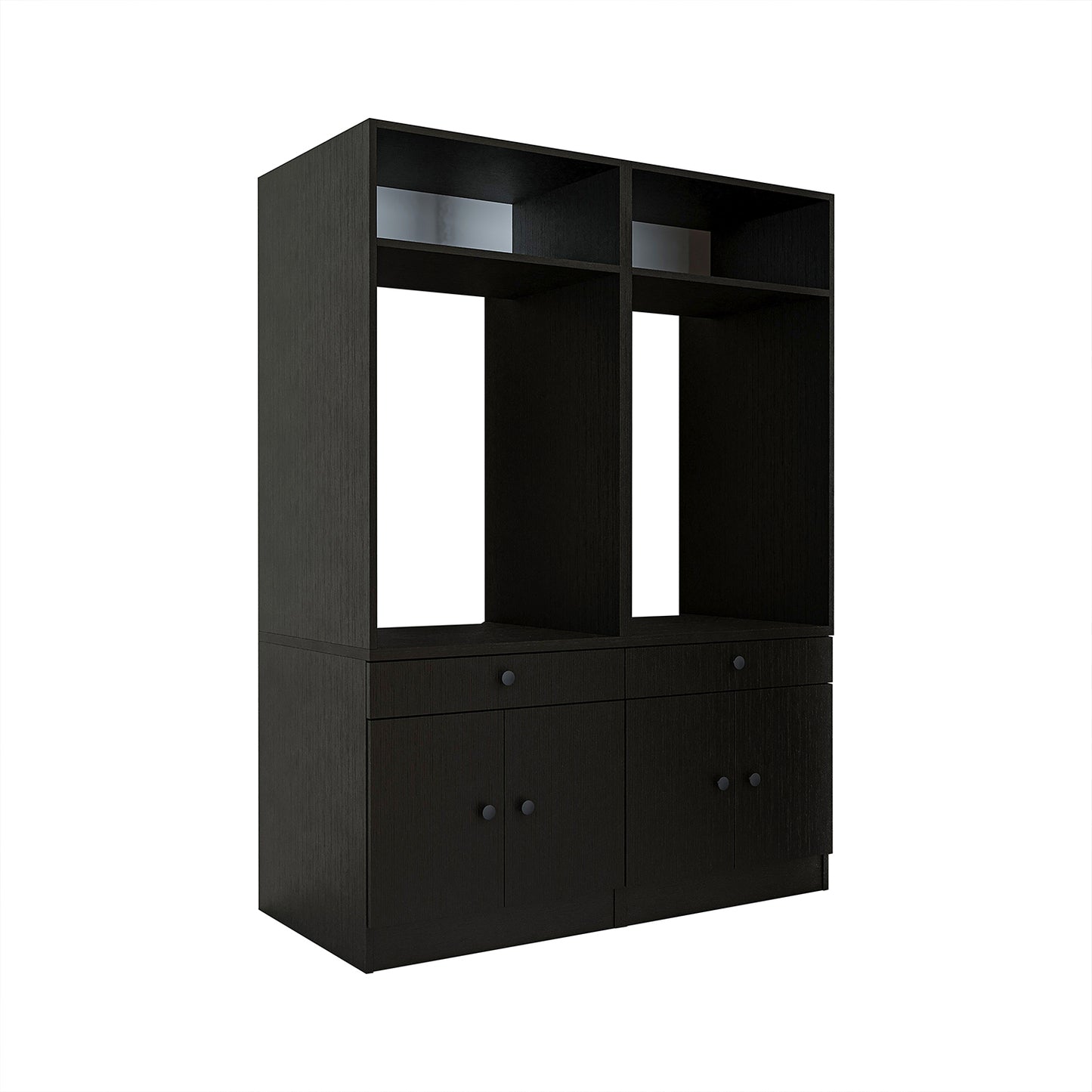 Roomart - Armadio doppio con ripiano estraibile - Torre di lavaggio in 3 colori - HBT: 184 x 134 x 65 cm - mobile per lavatrice, ripiano per lavatrice, torre di lavaggio, mobile, bianco, lavatrici, mobile base, lavatrice, asciugatrice, mobile domestico, armadi, mobile bagno