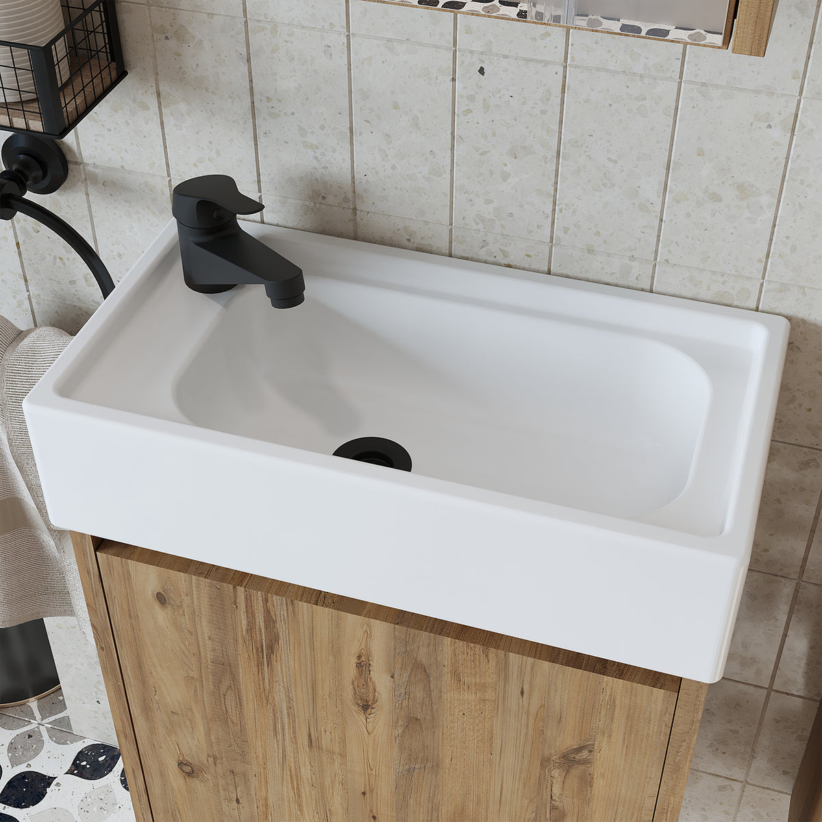 Roomart Waschtischarmatur BT101 & BT102, Einhebelmischer aus Edelstahl, in 2 Farben