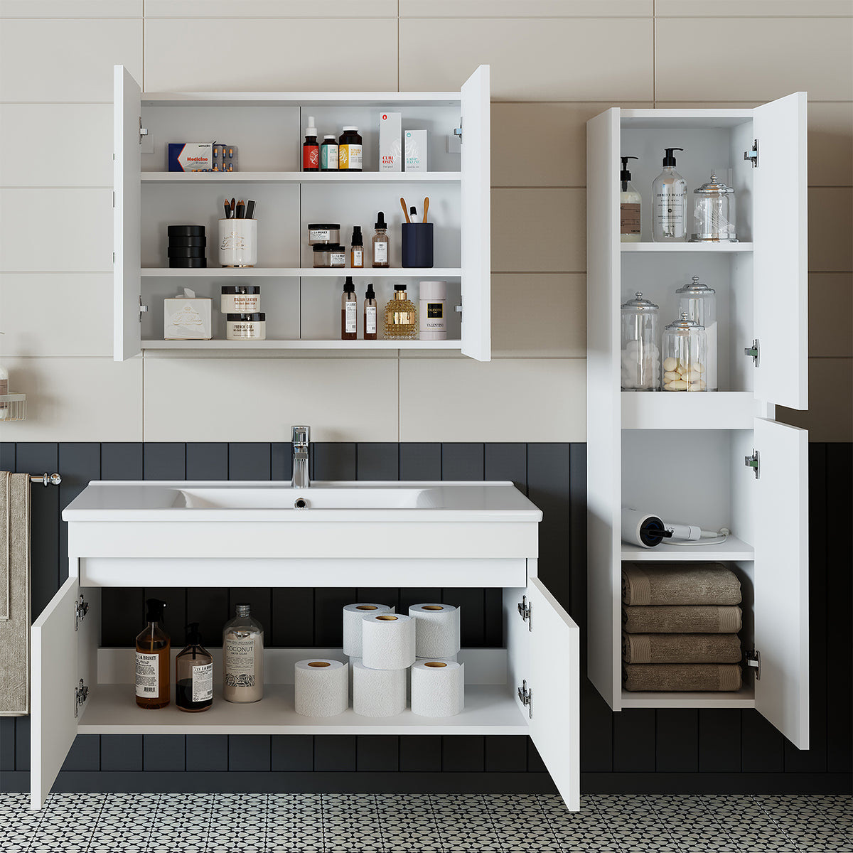 senza, inclinazione lavanderia, specchio bagno, led, mobiletti, economico, mobili, set, specchio, lavello, effetto cemento, blanc, bodega, decorazione, mobile cucina, camera da letto, essenziale, fabryka, mebli, idźczak, folio, basso, mobile vetro, gysi, favorevole, sospeso