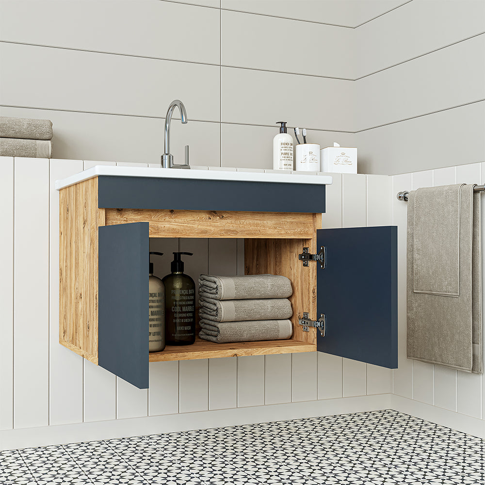 Roomart Atria, Waschbecken mit Unterschrank 65 cm, in 4 Farben, Badezimmermöbel