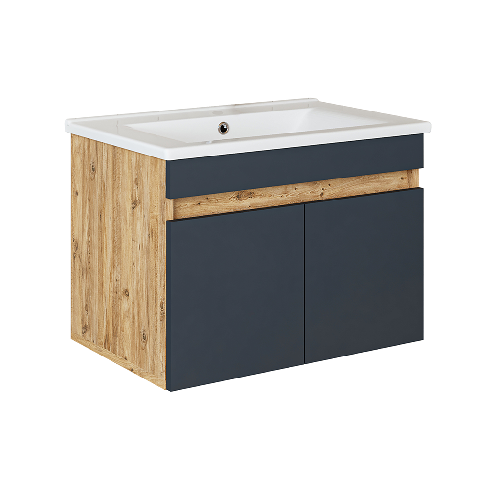 Roomart Atria, Waschbecken mit Unterschrank 65 cm, in 4 Farben, Badezimmermöbel