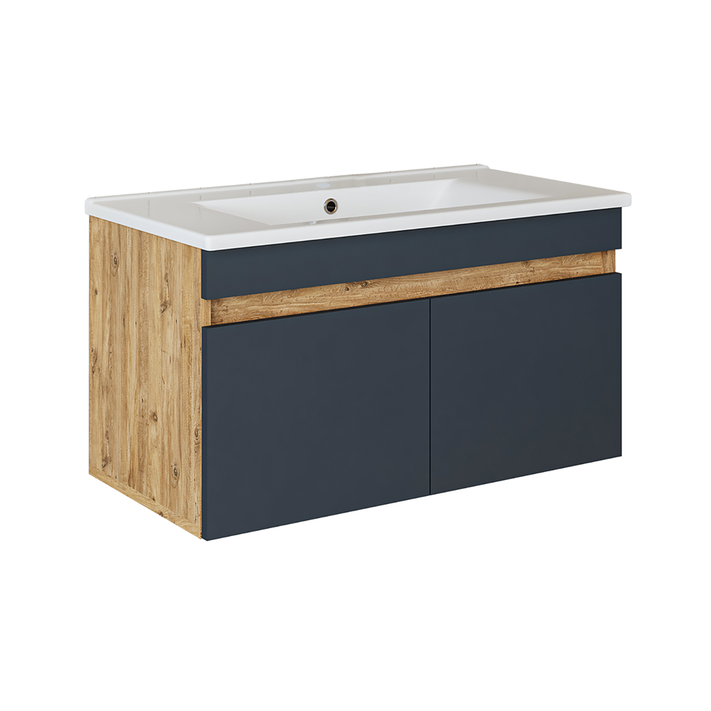 Roomart Atria, Waschbecken mit Unterschrank 85 cm, in 4 Farben, Badezimmermöbel