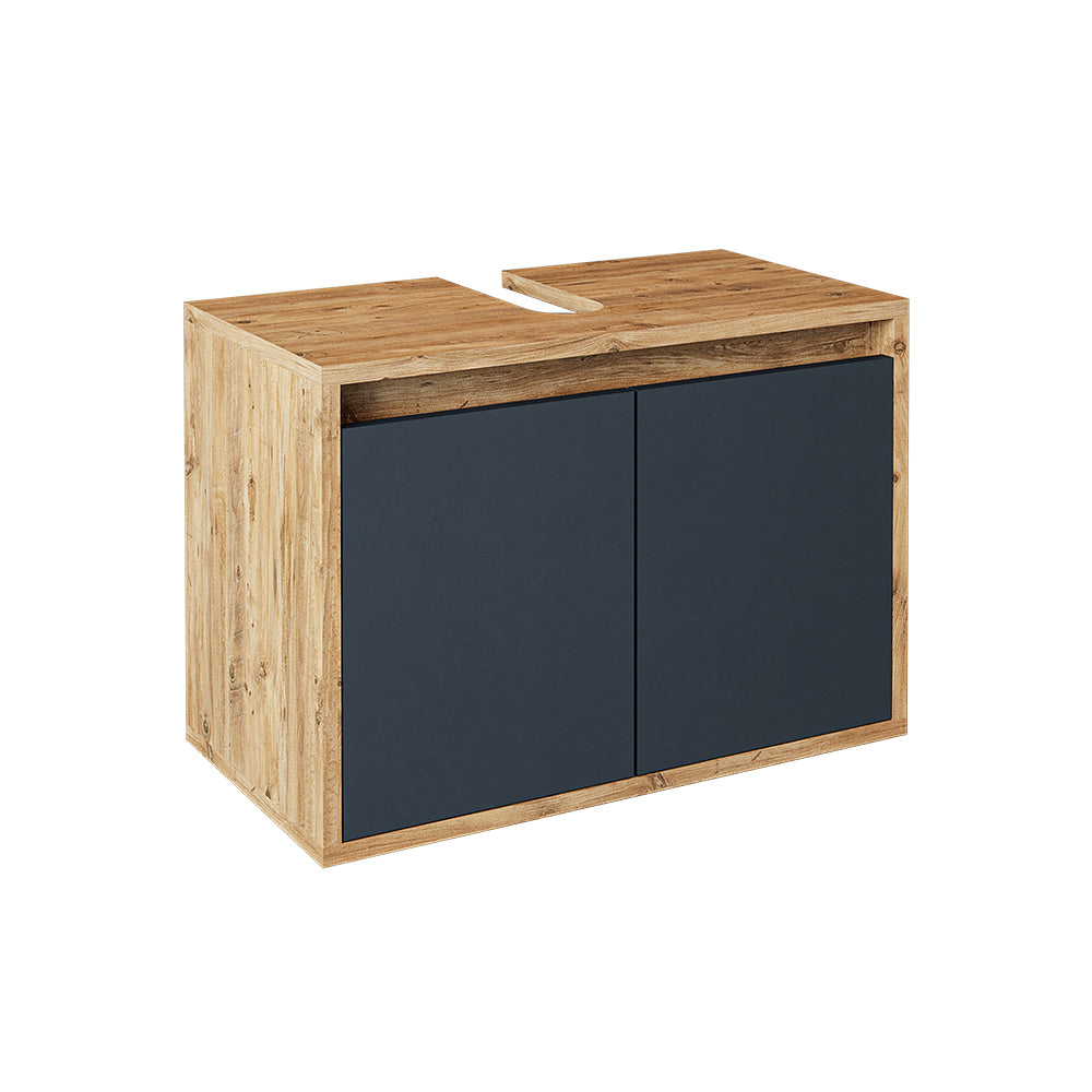 Roomart Badezimmer Unterschrank HBT:45x65x35 cm • Weiß • Eiche • Weiß-Eiche • Anthrazit Eiche