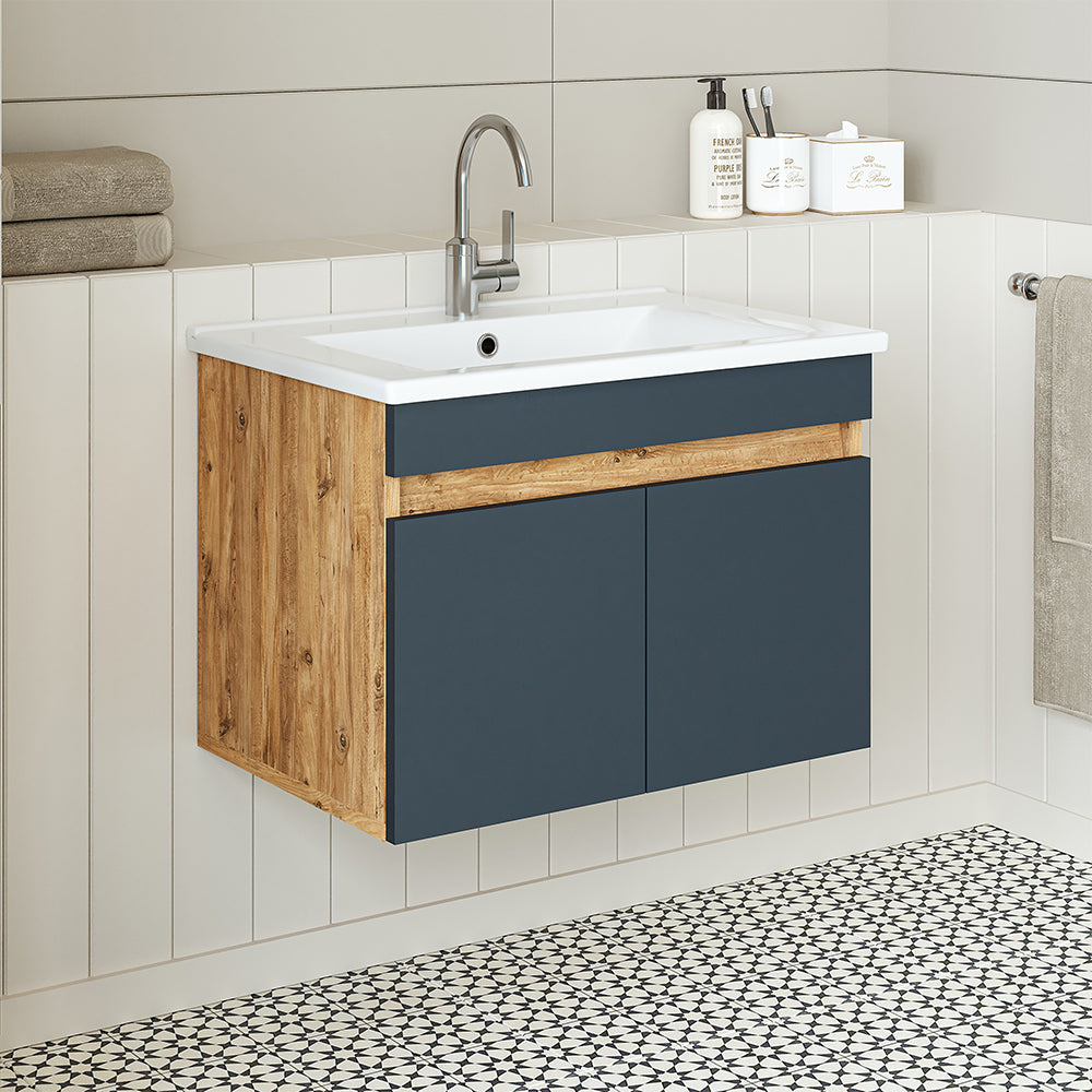 Roomart Atria, Waschbecken mit Unterschrank 65 cm, in 4 Farben, Badezimmermöbel