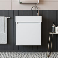 Roomart, MINI vanity unit with washbasin 50cm guest toilet bathroom furniture in 5 colors - and, mirror cabinet, cheap, sets, furniture, without, siphon, ceramic, bathroom furniture set, bathroom furniture sets, country style, washbasin, washbasin, bathroom cabinet, countertop basin