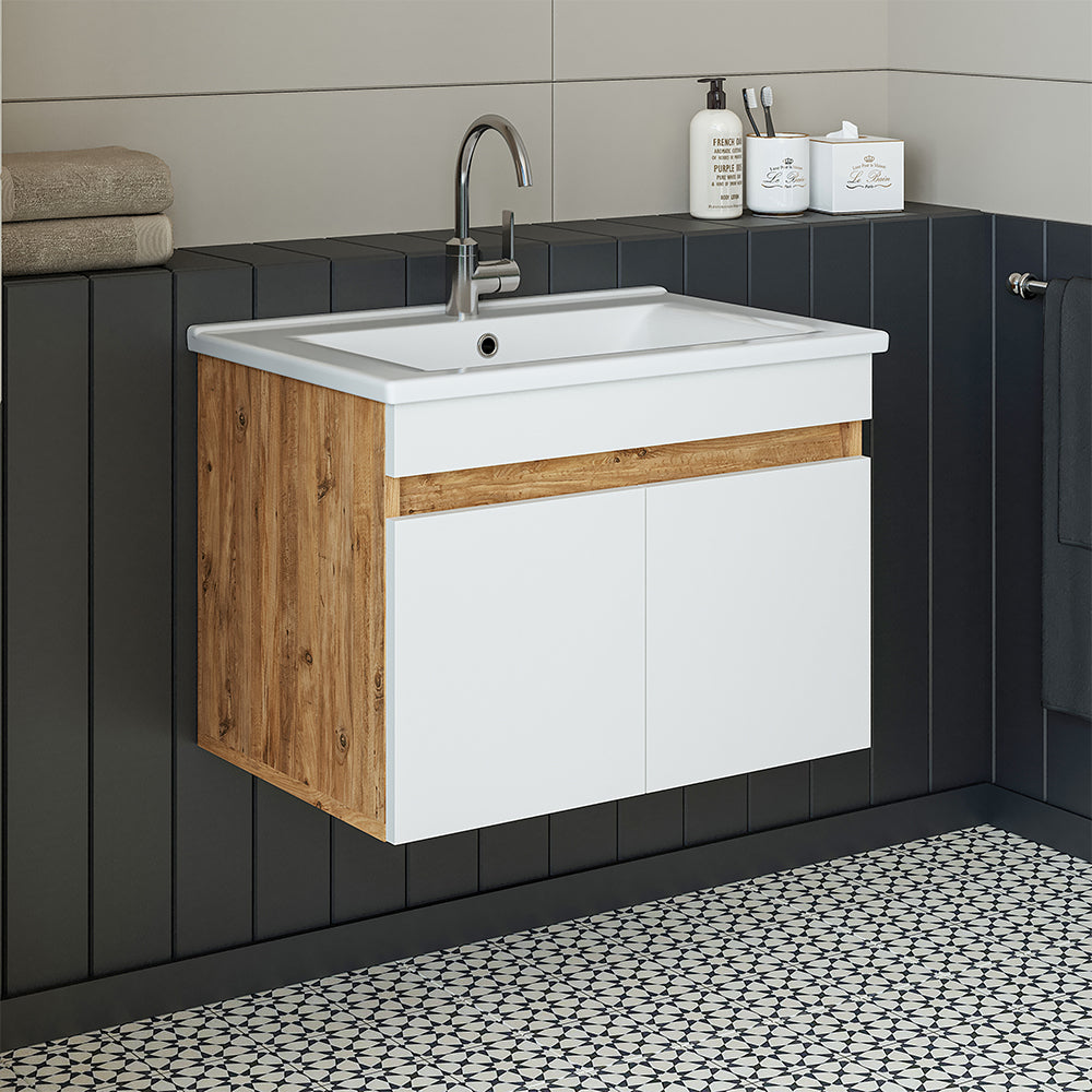 Roomart Atria, Waschbecken mit Unterschrank 65 cm, in 4 Farben, Badezimmermöbel