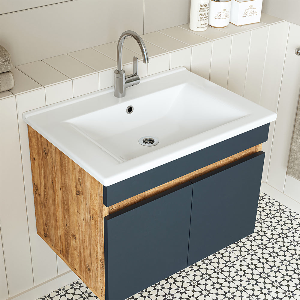 Roomart Atria, Waschbecken mit Unterschrank 65 cm, in 4 Farben, Badezimmermöbel