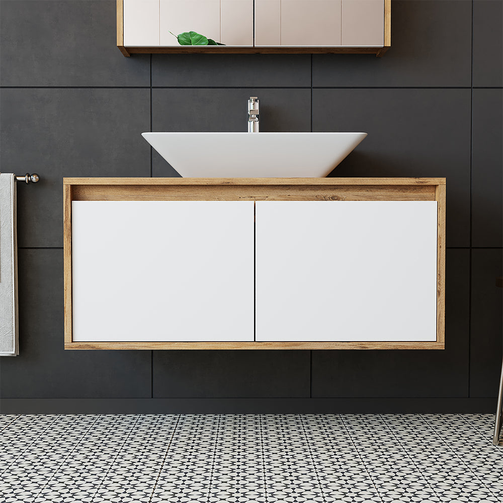 Roomart Atlantic, Waschbecken mit Unterschrank 100 cm, in 5 Farben, Badezimmermöbel