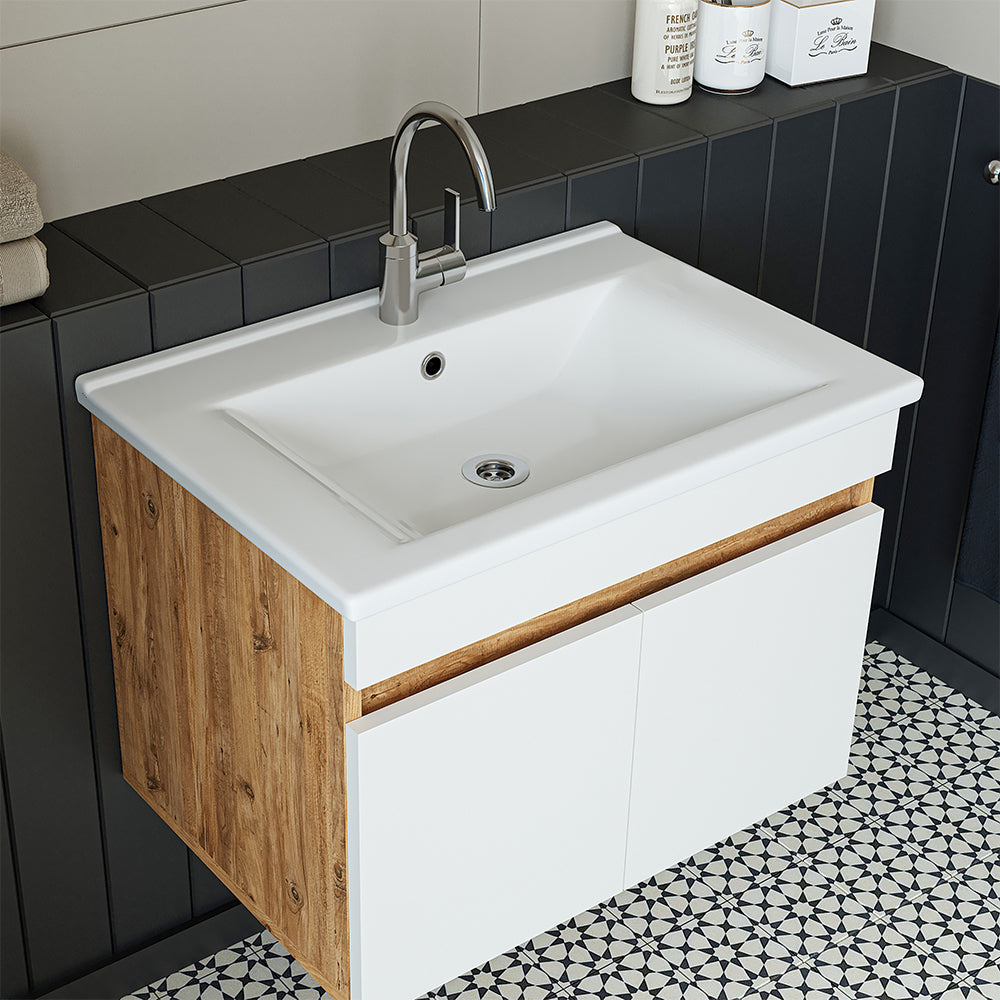 Roomart Atria, Waschbecken mit Unterschrank 65 cm, in 4 Farben, Badezimmermöbel