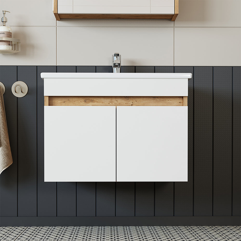 Roomart Atria, Waschbecken mit Unterschrank 65 cm, in 4 Farben, Badezimmermöbel