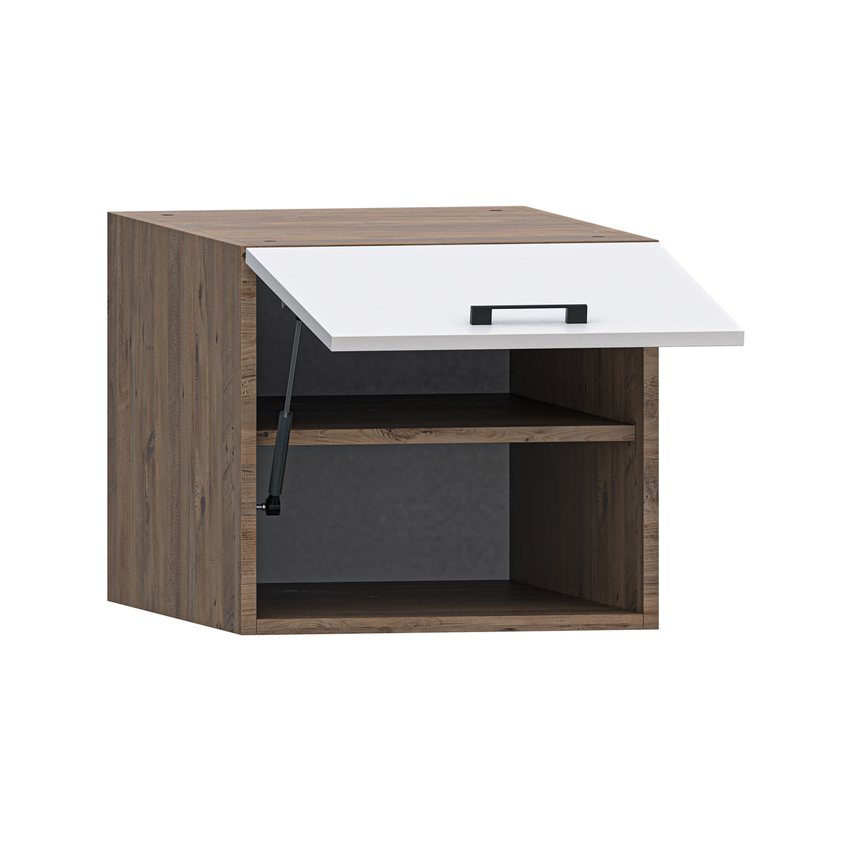 Roomart Aufsatzschrank DORA, 45 cm, mit Klappe für den Hochschrank, in 4 Farben