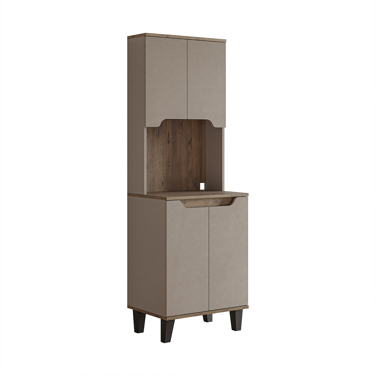 Roomart Küchenschrank DEFNE, 182 cm, mit offener Nische für Kaffeemaschine, in 5 Farben