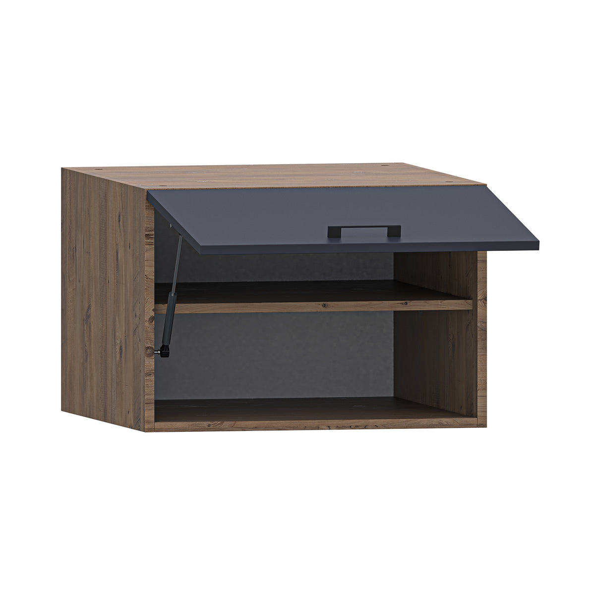 Roomart Aufsatzschrank DORA, 60 cm, mit Klappe für den Hochschrank, in 4 Farben
