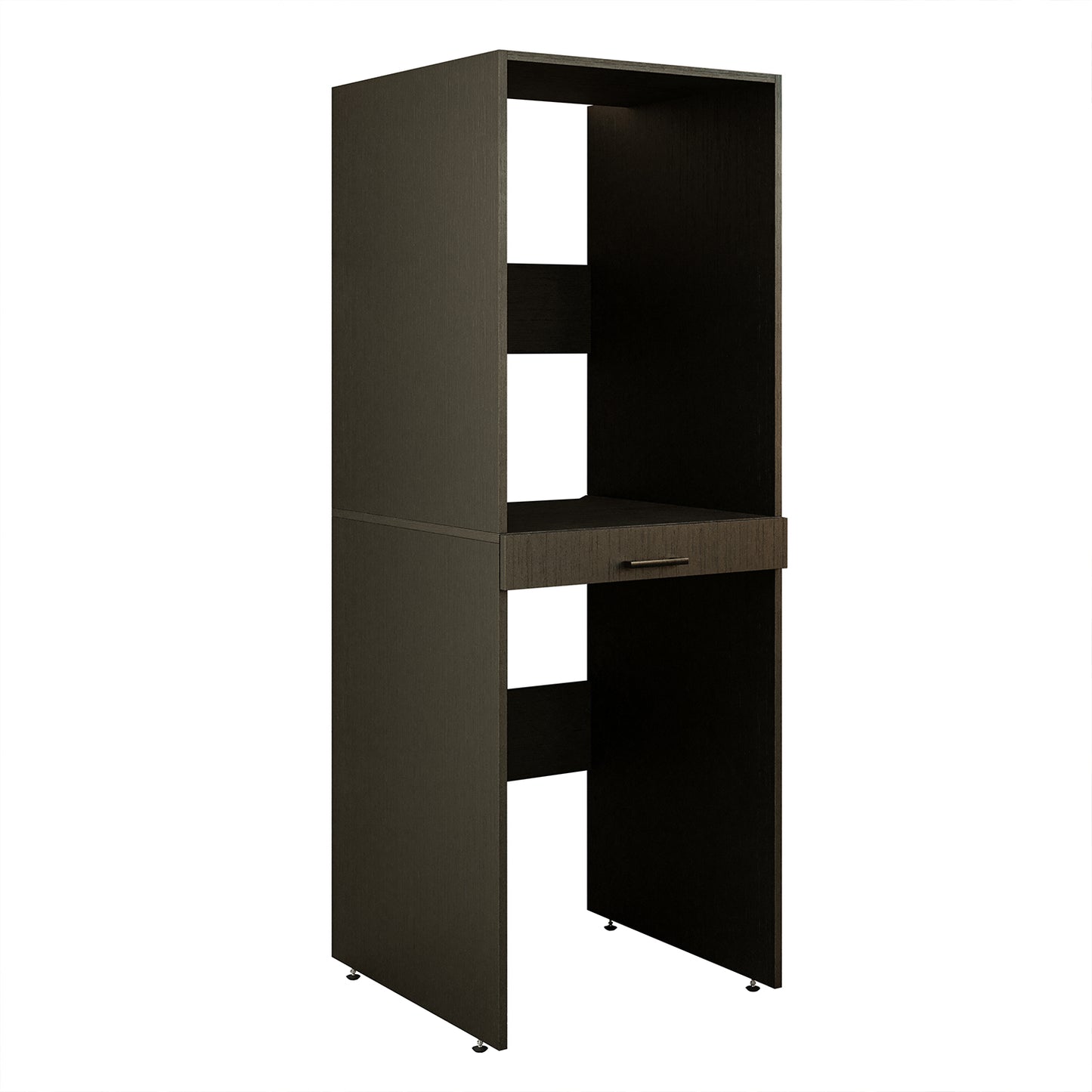 Roomart Waschmaschinenschrank für Trockner & Waschmaschine, in 3 Farben, mit Ausziehbrett • Weiß • Eiche • Schwarz Eiche