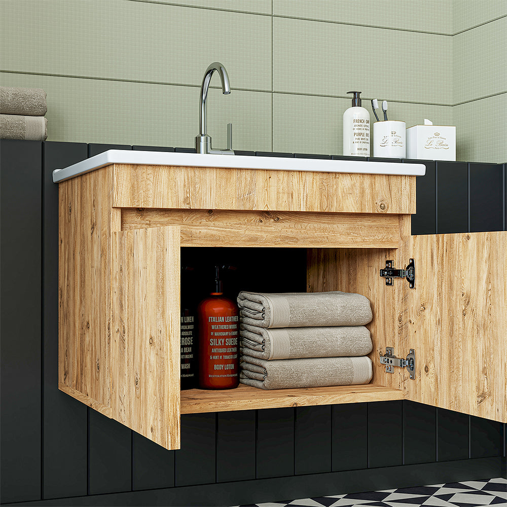 Roomart Atria, Waschbecken mit Unterschrank 65 cm, in 4 Farben, Badezimmermöbel