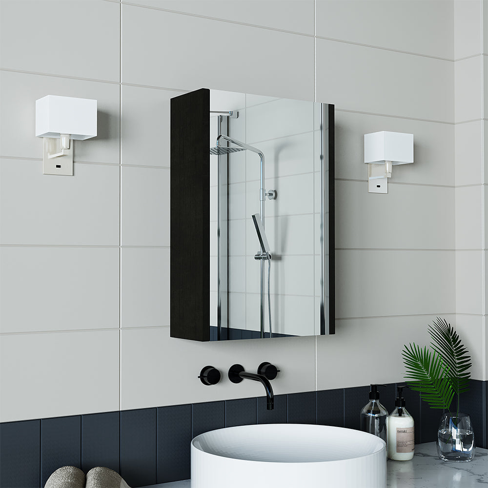 Badmöbelset • 50cm • Unterschrank mit Waschbecken • Badezimmer Möbel • Gäste WC