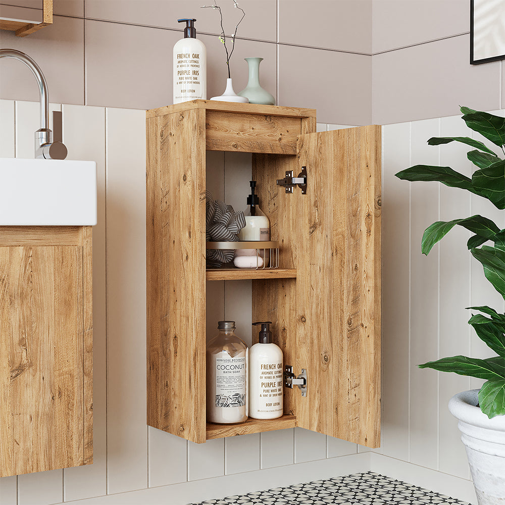 Badmöbelset • 50cm • Unterschrank mit Waschbecken • Badezimmer Möbel • Gäste WC