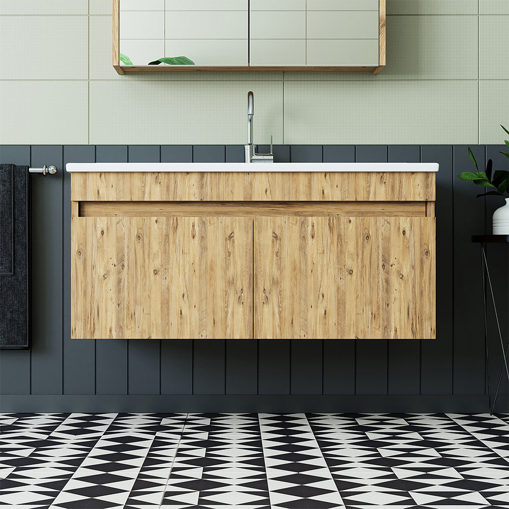 Roomart Atria, Waschbecken mit Unterschrank 100 cm, in 4 Farben, Badezimmermöbel