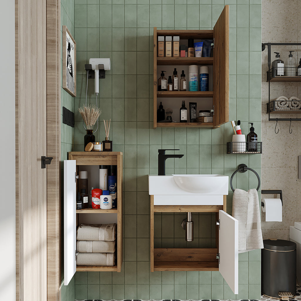 washbasin 35 cm deep with base cabinet, bathroom cabinet set, bodega, bathroom furniture set for small bathrooms, washbasin with base cabinet 120cm, washbasin 100cm with base cabinet, complete programs for bathrooms, washbasin base cabinet 60 cm wide, tall cabinet 30cm wide, bathroom tall cabinet, bathroom furniture sale, hanging washbasin cabinet, guest toilet furniture set, guest toilet washbasin cabinet, standing washbasin with vanity unit, black washbasin cabinet