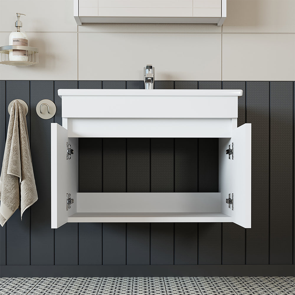 Roomart Atria, Waschbecken mit Unterschrank 65 cm, in 4 Farben, Badezimmermöbel