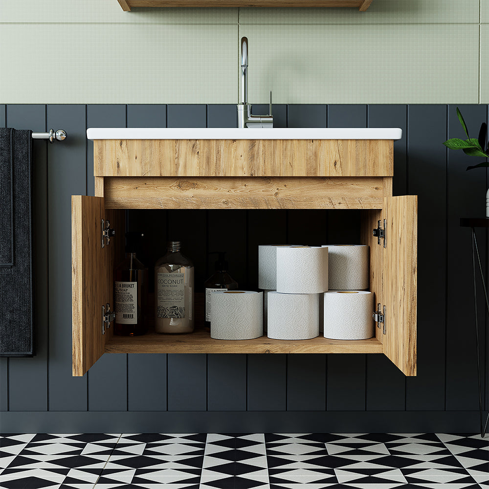 Roomart Atria, Waschbecken mit Unterschrank 65 cm, in 4 Farben, Badezimmermöbel