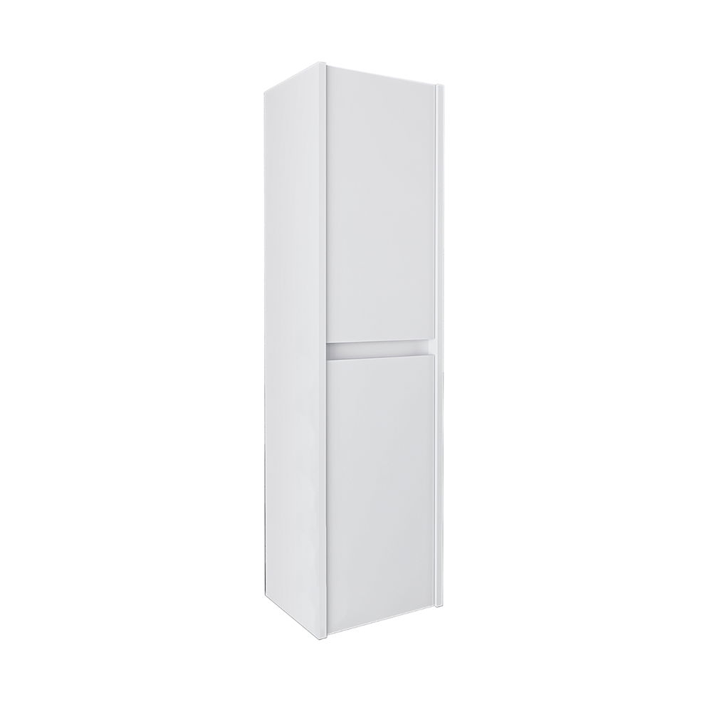 Roomart, mobile bagno, mobile alto, larghezza 35 cm, mensola bagno, in 3 colori