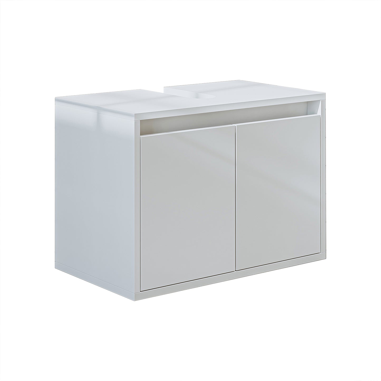Roomart bathroom vanity unit HBD:45x65x35 cm - white - oak - white-oak - anthracite oak