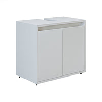 Roomart bathroom vanity unit HBD:55x65x35 cm - white - oak - white-oak - anthracite oak