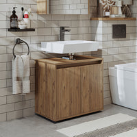 Roomart bathroom vanity unit HBD:55x65x35 cm - white - oak - white-oak - anthracite oak