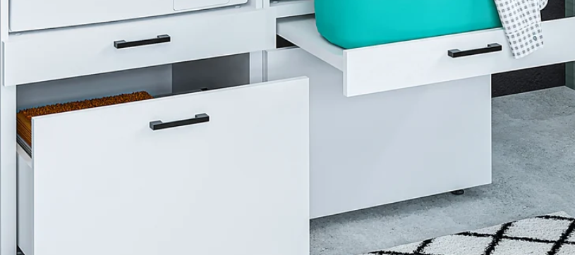 Roomart Armario para lavadora, mueble tirador, tirador, negro mate - armario para lavadora, estante para lavadora, torre de lavado, armario, blanco, lavadoras, armario bajo, lavadora, secadora, armario doméstico, armarios, armario de baño, armario alto, baño