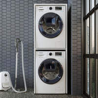 waschmaschinenschrank, waschmaschinenregal, waschturm, schrank, weiß, waschmaschinen, unterschrank, waschmaschine, trockner, haushaltsschrank, schränke, badschrank, hochschrank, badezimmer, waschmaschinenschränke, küche, überbauschrank, für, und, waschküche, möbel, regal, schwarz