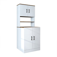 Roomart, Badezimmer Waschmaschinenschrank ATRIA, Waschmaschinenüberbau, BHT: 70 x 180 x 69 cm, in Weiß-Eiche, Anthrazit Eiche waschmaschinenschrank, waschmaschinenregal, waschturm, schrank, weiß, waschmaschinen, unterschrank, waschmaschine, trockner, haus