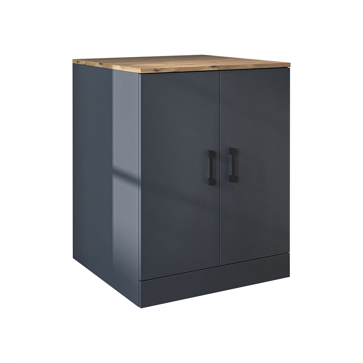 Roomart, Salle de bain Armoire pour machine à laver ATRIA, Armoire pour machine à laver, LH : 70x 90 x 69 cm, en chêne blanc, chêne, chêne anthracite, blanc Armoire pour machine à laver, étagère pour machine à laver, tour de lavage, armoire, blanc, machines à laver, armoire inférieure, machine à laver