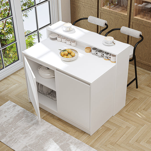 Roomart Kücheninsel, Bartisch, Küchentish - CORTADO - BHT: 120 X 100 X 80 cm