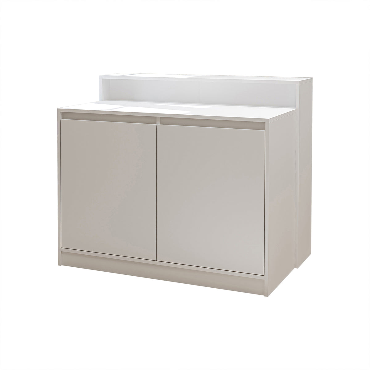 Roomart Kücheninsel CORTADO, 120 cm, moderner Bartisch mit Stauraum, in 4 Farben