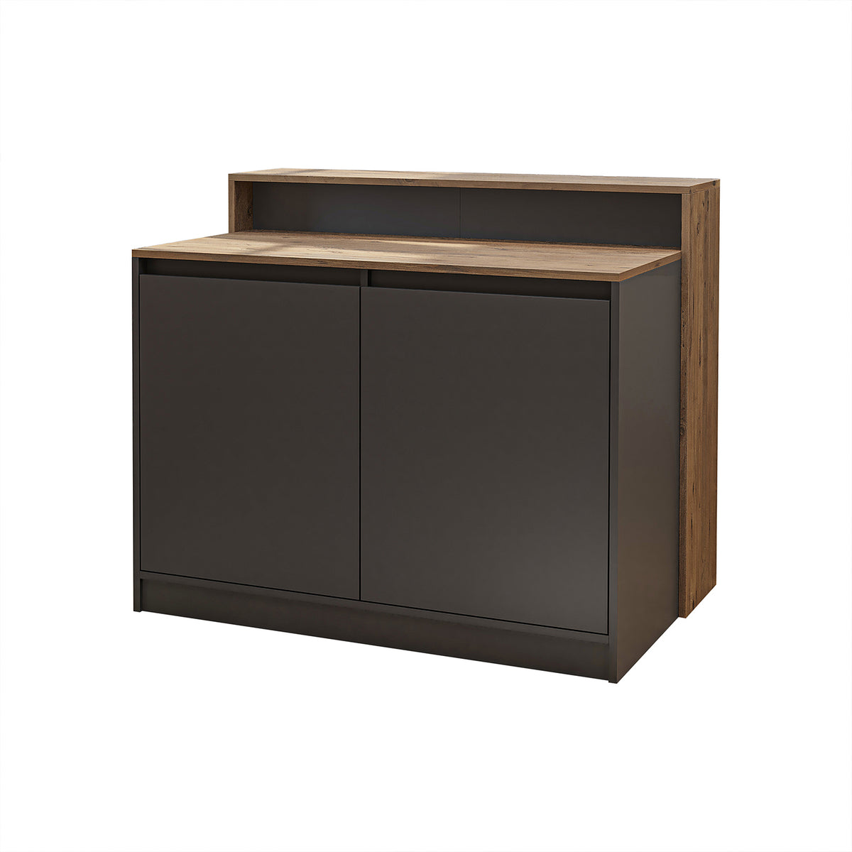 Roomart Kücheninsel CORTADO, 120 cm, moderner Bartisch mit Stauraum, in 4 Farben