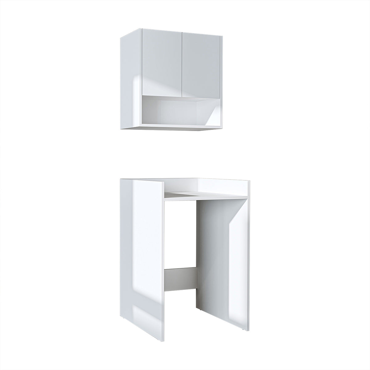 Roomart Waschmaschinenschrank DERIN-I, 65 cm, mit optionalem Oberschrank, in 4 Farben