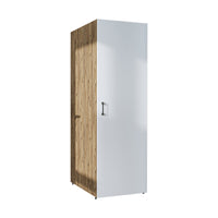 Roomart - DORA Armario Alto 60cm Ancho - Blanco - Roble Blanco - Roble Antracita - armario lavadora, estante lavadora, torre lavadora, armario, blanco, lavadoras, armario bajo, lavadora, secadora, armario hogar, armarios, armario baño, alto