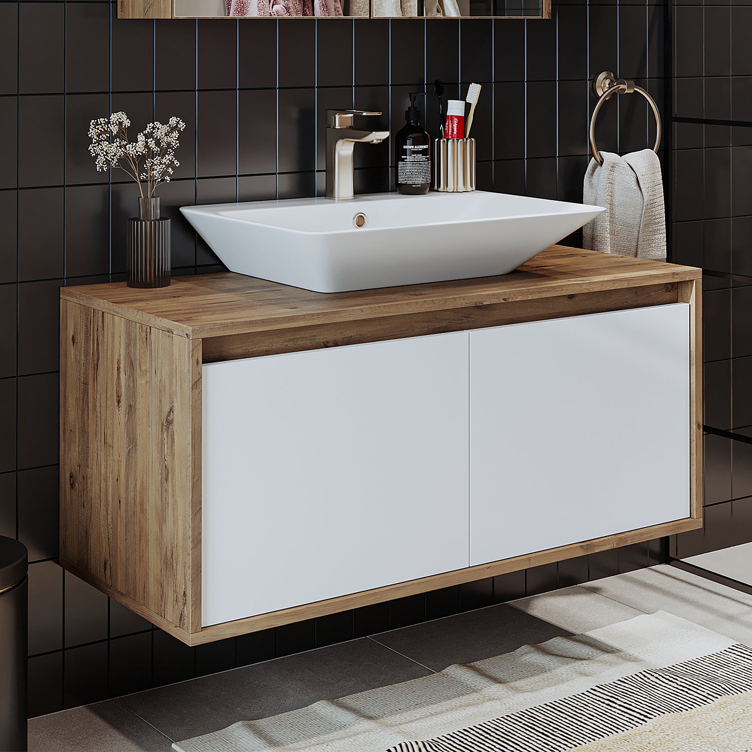 lavabo profondo 35 cm con mobile base, set di mobili da bagno, bodega, set di mobili da bagno per bagni piccoli, lavabo con mobile base 120cm, lavabo 100cm con mobile base, programmi completi per bagni, mobile base per lavabo largo 60 cm, mobile alto largo 30 cm, mobile alto bagno, vendita mobili bagno, mobile lavabo sospeso, set mobili lavabo ospiti, mobile lavabo ospiti, lavabo in appoggio con mobile vanity, mobile lavabo nero