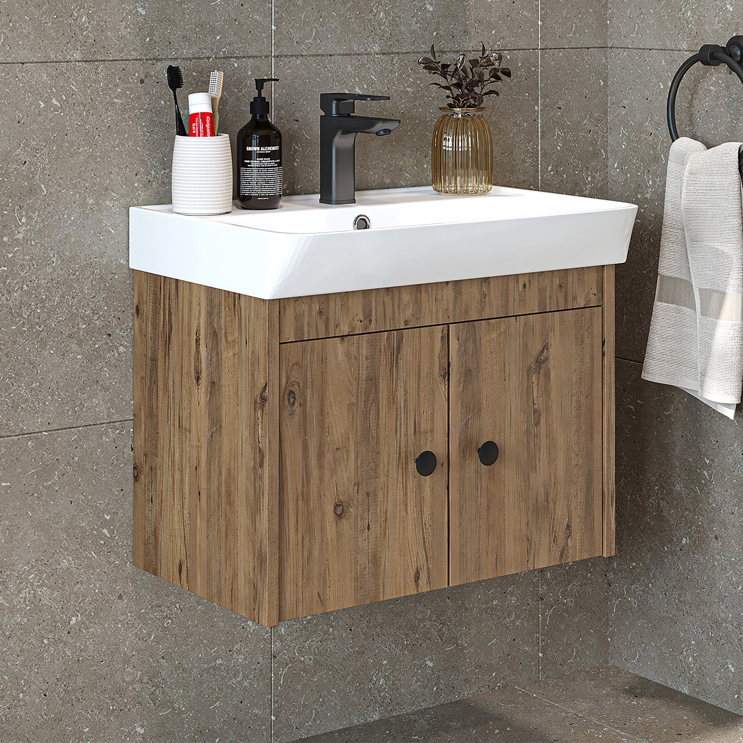 Set di mobili da bagno - ADA - Mobiletto con lavabo - Specchiera - Mobiletto laterale - Mobili da bagno - mobile da bagno, lavabo, mobili da bagno, mobile da bagno, bagno, con, mobiletto, mobili da bagno, set, lavabo, mobili, bagno, bagno