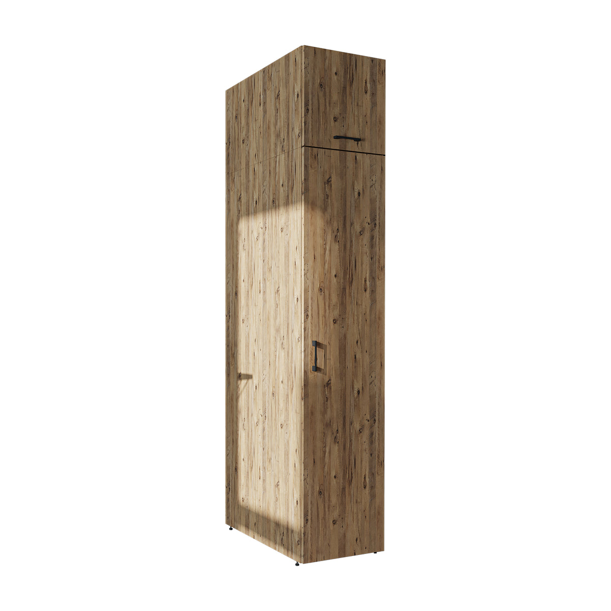 Roomart - DORA Armario alto 45cm ancho - Blanco - Roble blanco - Roble - Roble antracita - armario lavadora, estante lavadora, torre lavadora, armario, blanco, lavadoras, armario bajo, lavadora, secadora, armario hogar, armarios, armario baño, alto