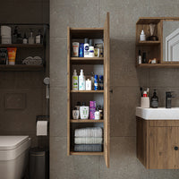 Bathroom furniture set - ADA - Vanity unit with washbasin - Mirror cabinet - Side cabinet - Bathroom furniture - bathroom cabinet, washbasin, bathroom furniture, bathroom cabinet, bathroom, with, vanity unit, bathroom furniture, set, washbasin, furniture, bathroom, bathroom