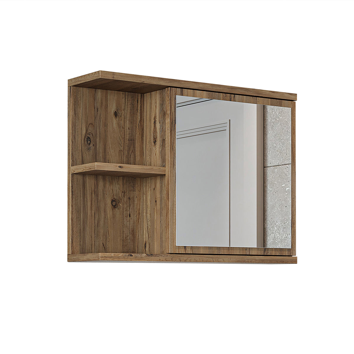 Roomart 4-teiliges Badmöbel-Set ADA, 60 cm, mit Waschbecken und Hochschrank, in 5 Farben
