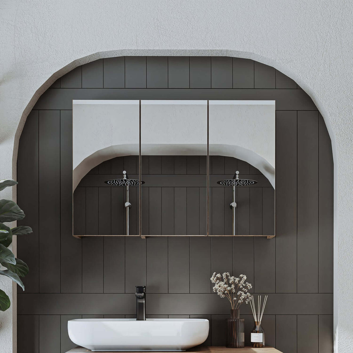 Roomart Badezimmermöbel Set GUSTO-ATL 90 cm - badezimmerschrank, waschbecken, badezimmermöbel, badschrank, badezimmer, mit, unterschrank, badmöbel, set, waschtisch, möbel, badezimmermãbel, bad, badezimmerschränke