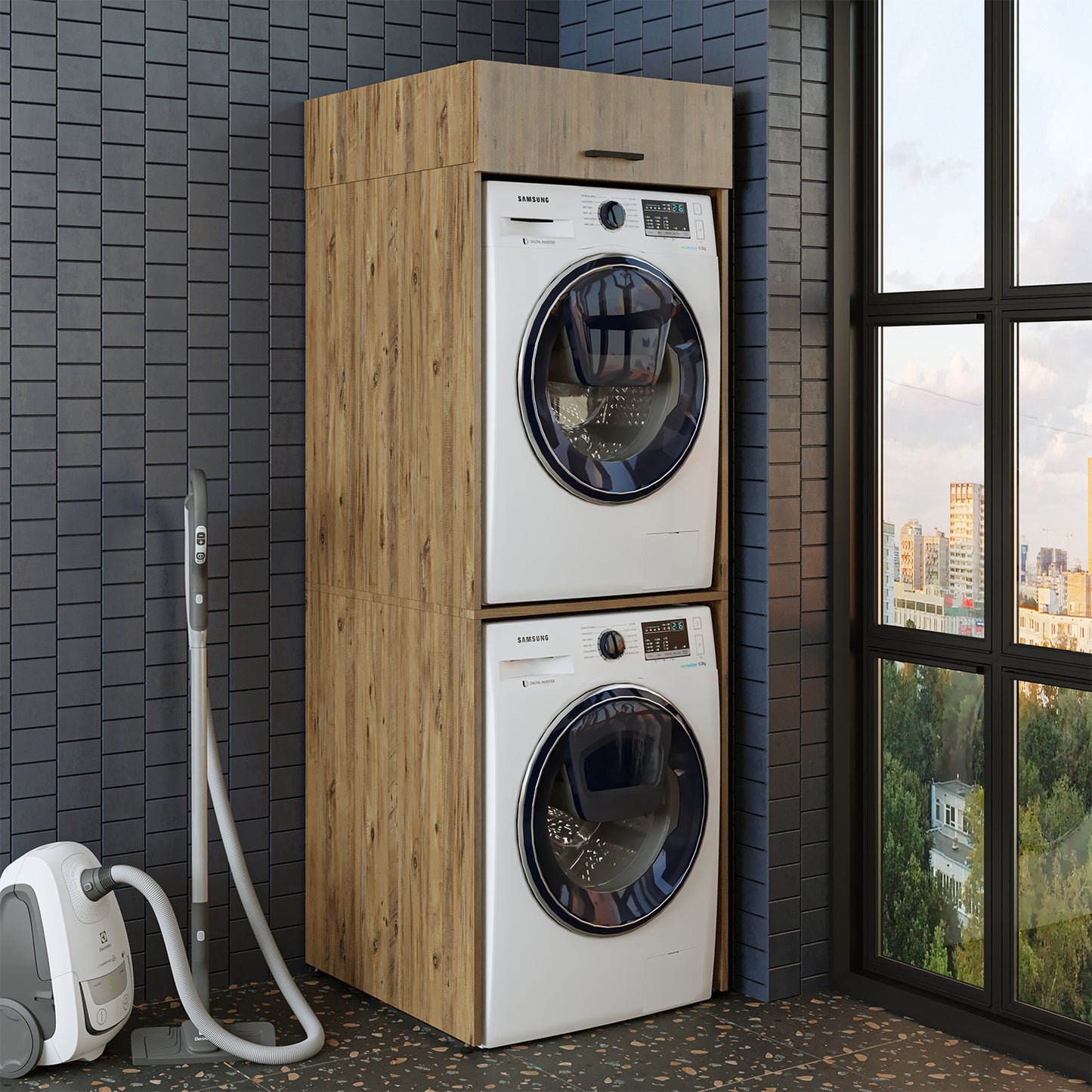 washing machine cabinet, washing machine shelf, washing tower, cabinet, white, washing machines, base cabinet, washing machine, dryer, household cabinet, cabinets, bathroom cabinet, tall cabinet, bathroom, washing machine cabinets, kitchen, overbuilt cabinet, for, and, laundry