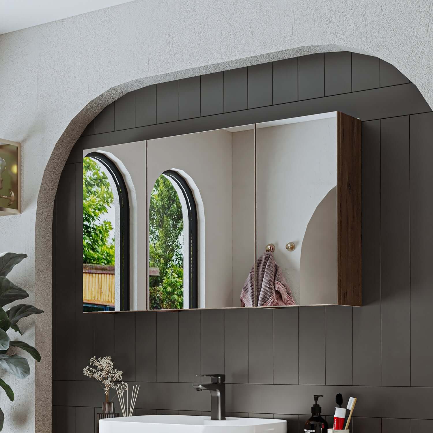 Roomart juego de muebles de baño GUSTO-ATL 120 cm 4 piezas con lavabo de cerámica- mueble de baño, lavabo, muebles de baño, mueble de baño, baño, con, mueble de baño, mueble de baño, juego, lavabo, muebles