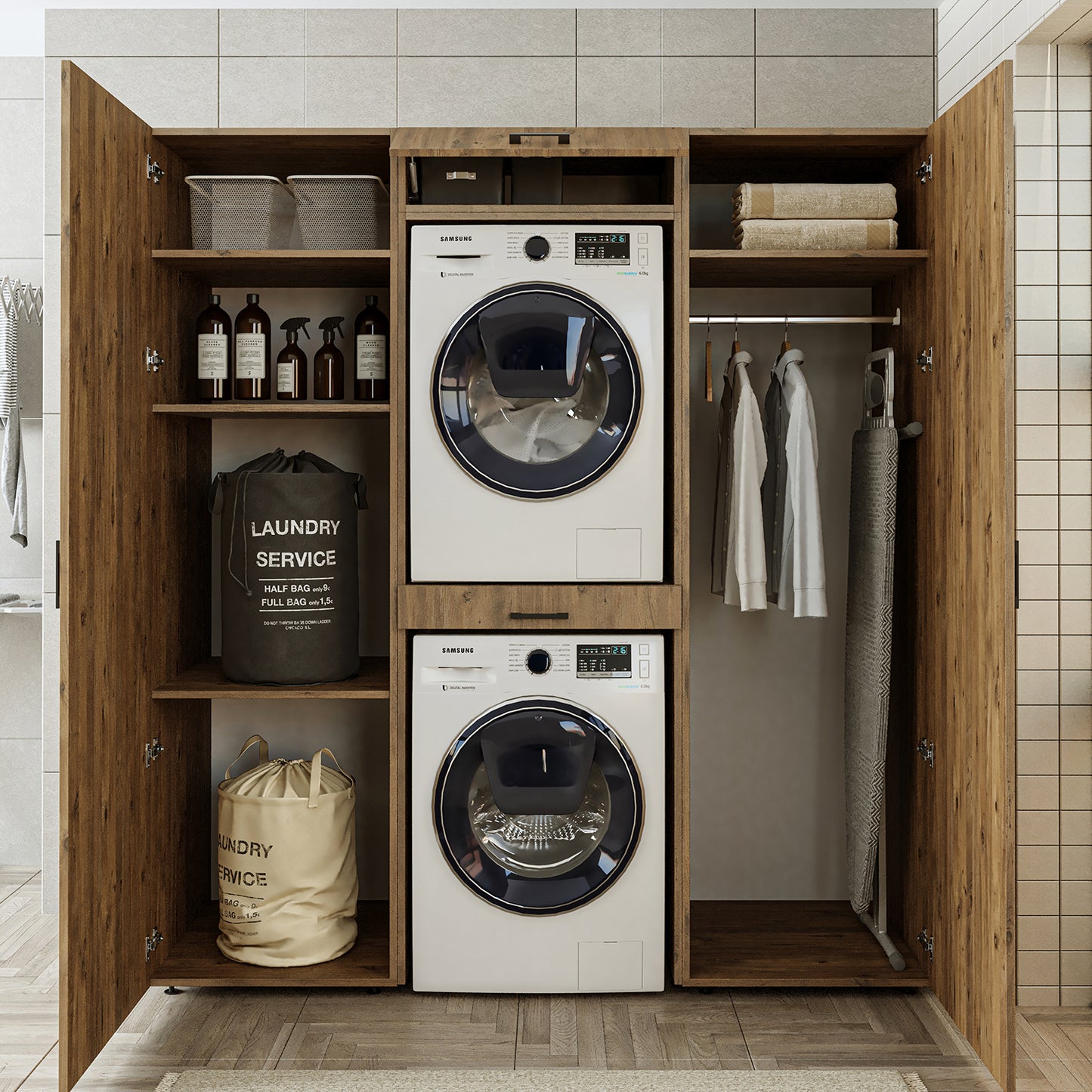 washing machine cabinet, washing machine shelf, washing tower, cabinet, white, washing machines, base cabinet, washing machine, dryer, household cabinet, cupboards, bathroom cabinet, tall cabinet, bathroom, washing machine cabinets, kitchen, overbuilt cabinet, for, and, laundry, kitchen, furniture, shelf
