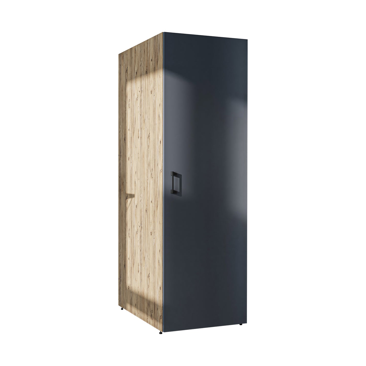 Roomart • DORA Hochschrank 60cm Breit • Weiß • Weiß Eiche • Eiche • Anthracit Eiche - waschmaschinenschrank, waschmaschinenregal, waschturm, schrank, weiß, waschmaschinen, unterschrank, waschmaschine, trockner, haushaltsschrank, schränke, badschrank, hoch