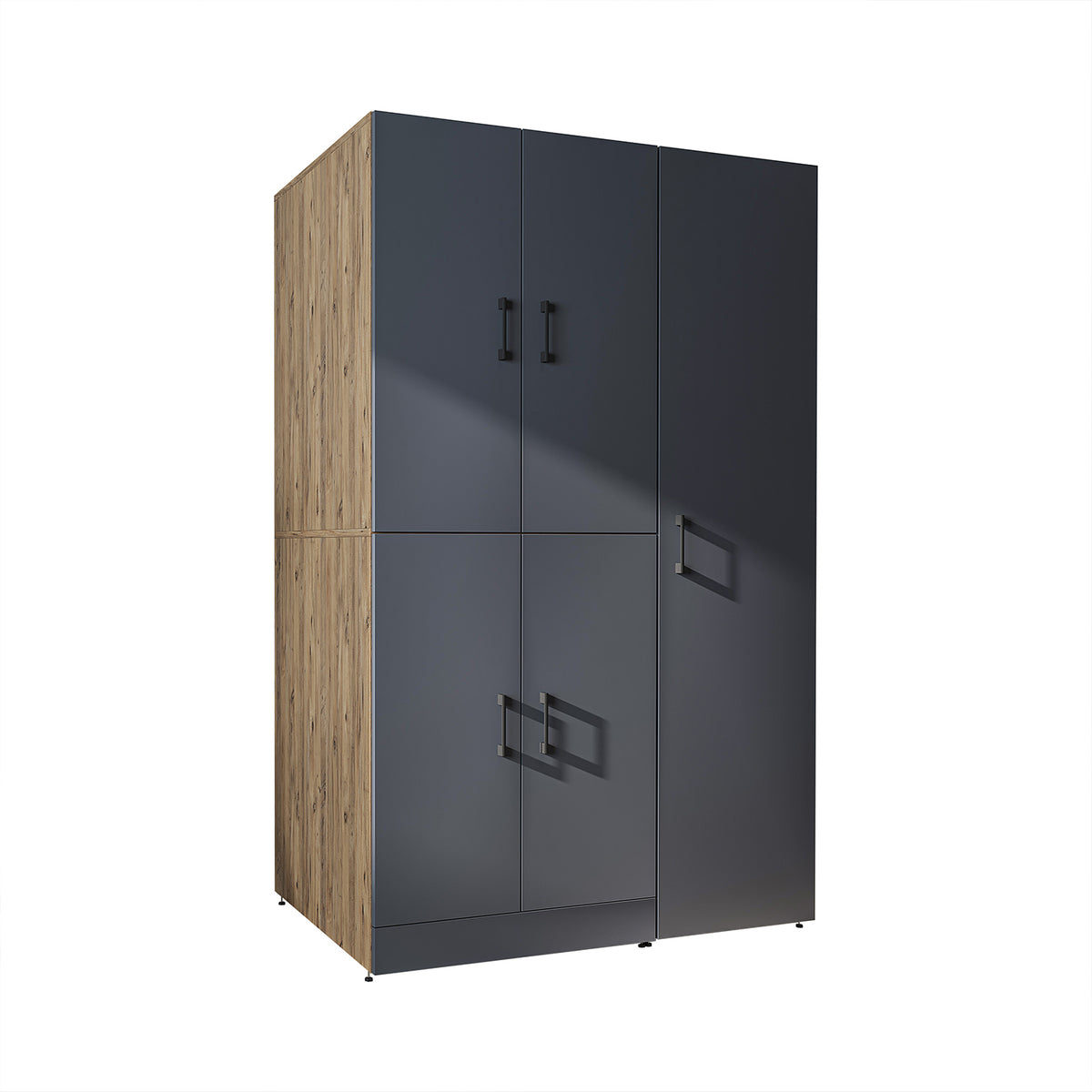 Roomart Waschmaschinenschrank DORA-II, 115 cm, für Waschmaschine und Trockner, in 5 Farben